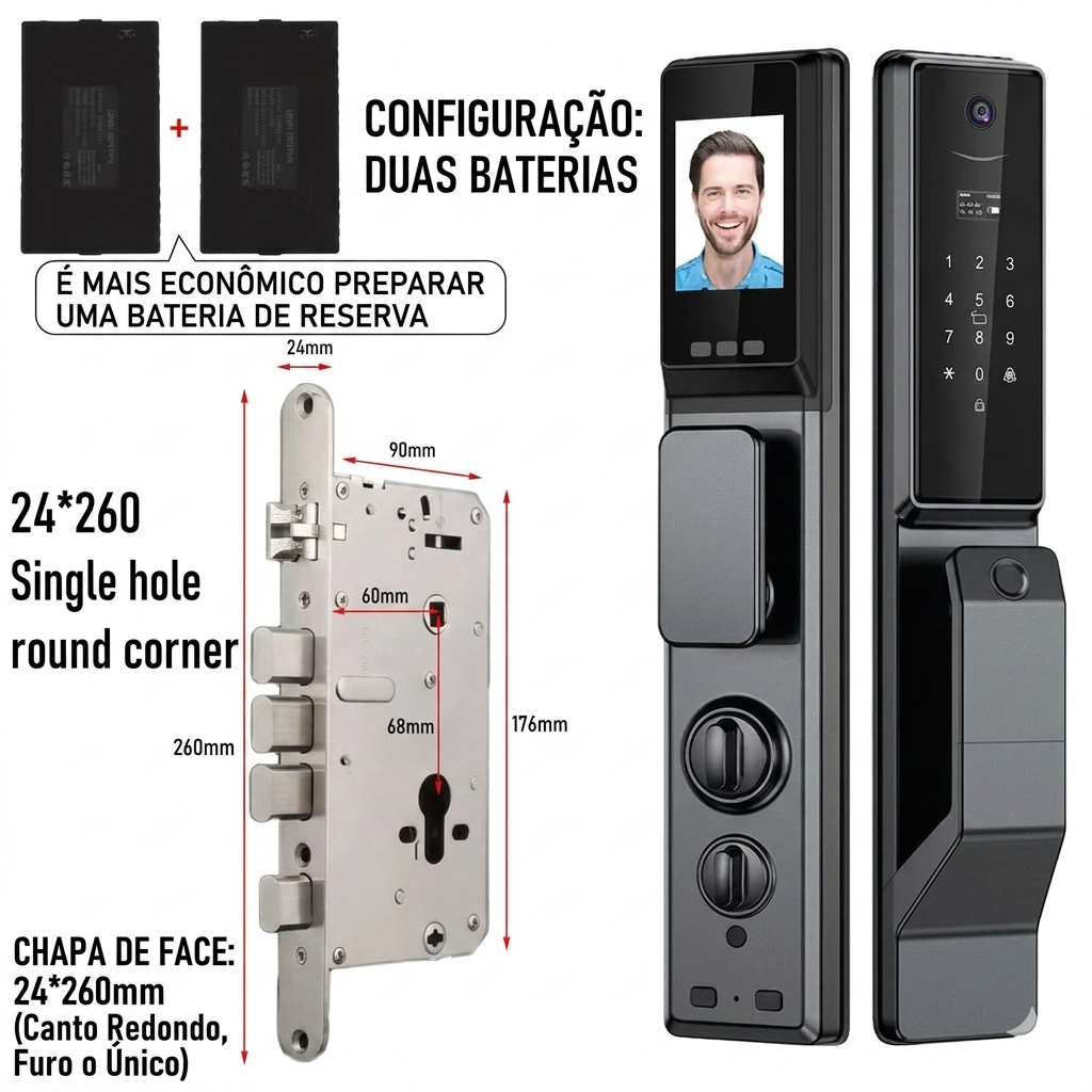 VisionGuard | Fechadura Inteligente com Câmera e Reconhecimento Facial
