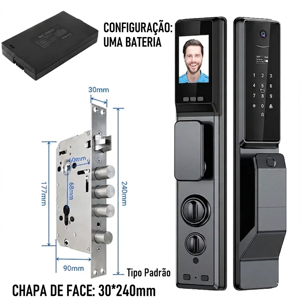VisionGuard | Fechadura Inteligente com Câmera e Reconhecimento Facial