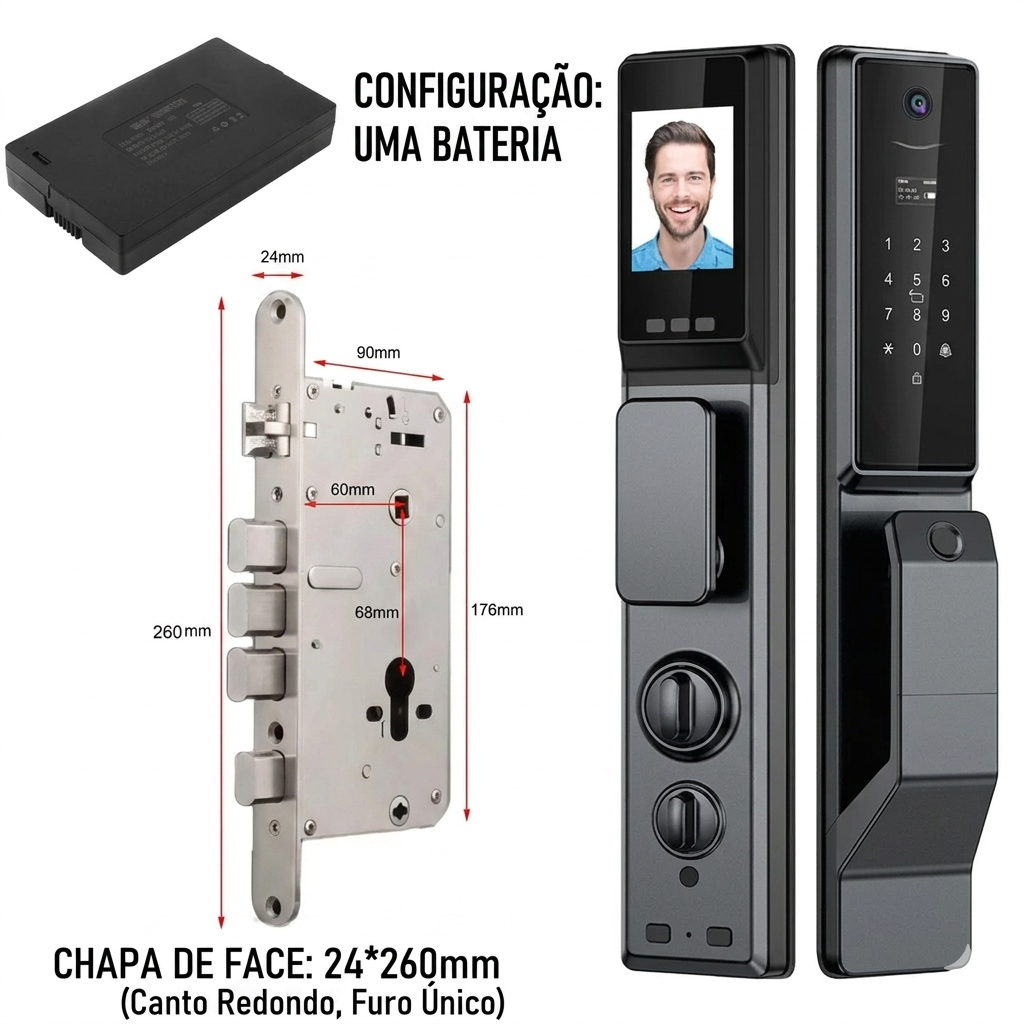 VisionGuard | Fechadura Inteligente com Câmera e Reconhecimento Facial