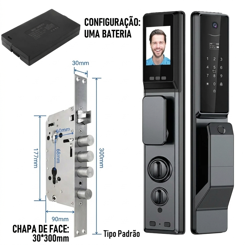VisionGuard | Fechadura Inteligente com Câmera e Reconhecimento Facial