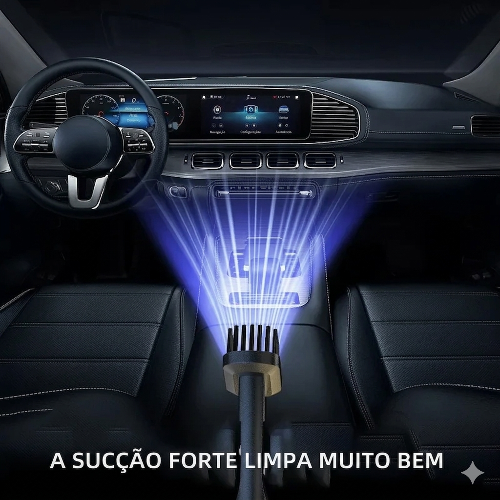 TurboVac Pro – Aspirador Portátil Sem Fio 120W