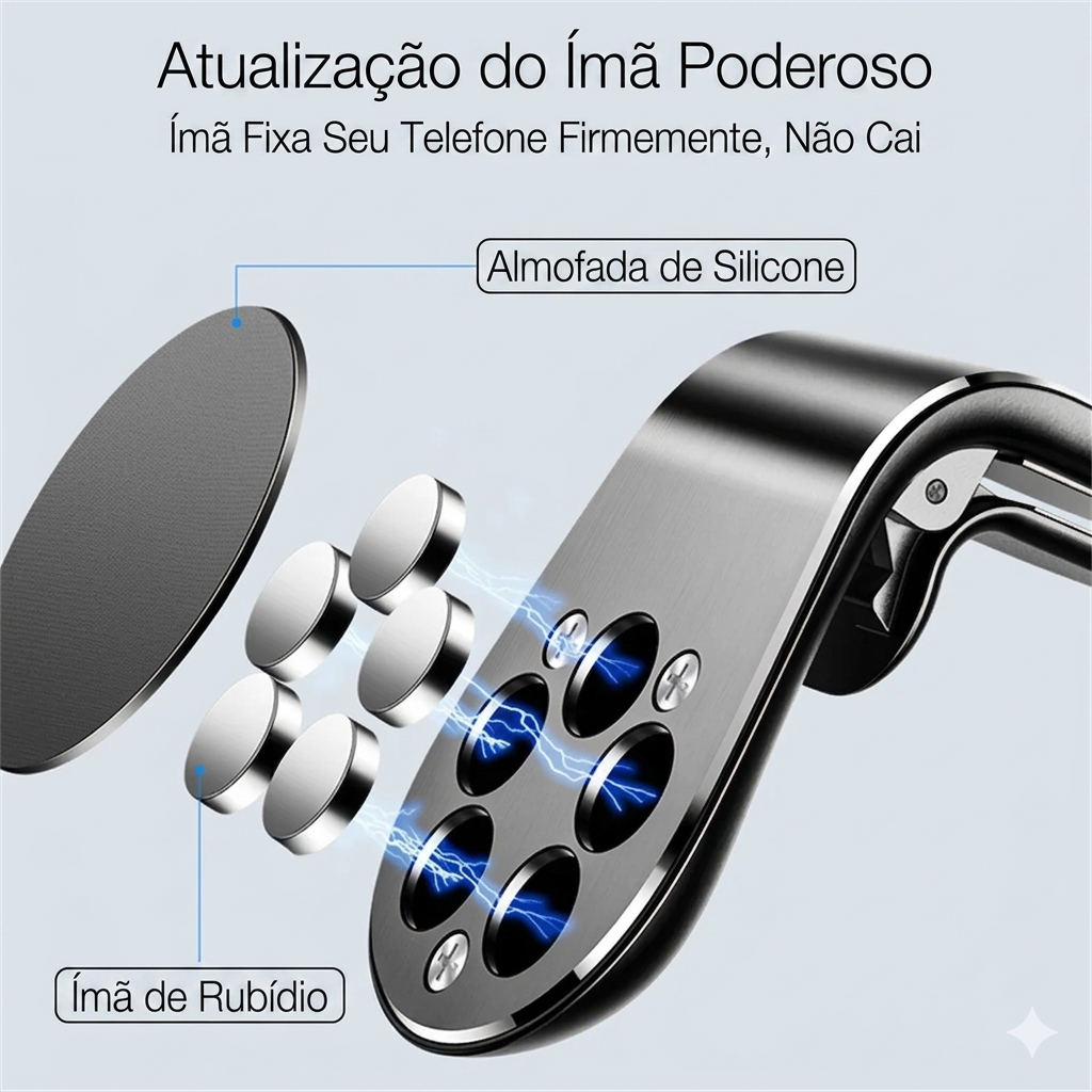Suporte Magnético 360° Premium