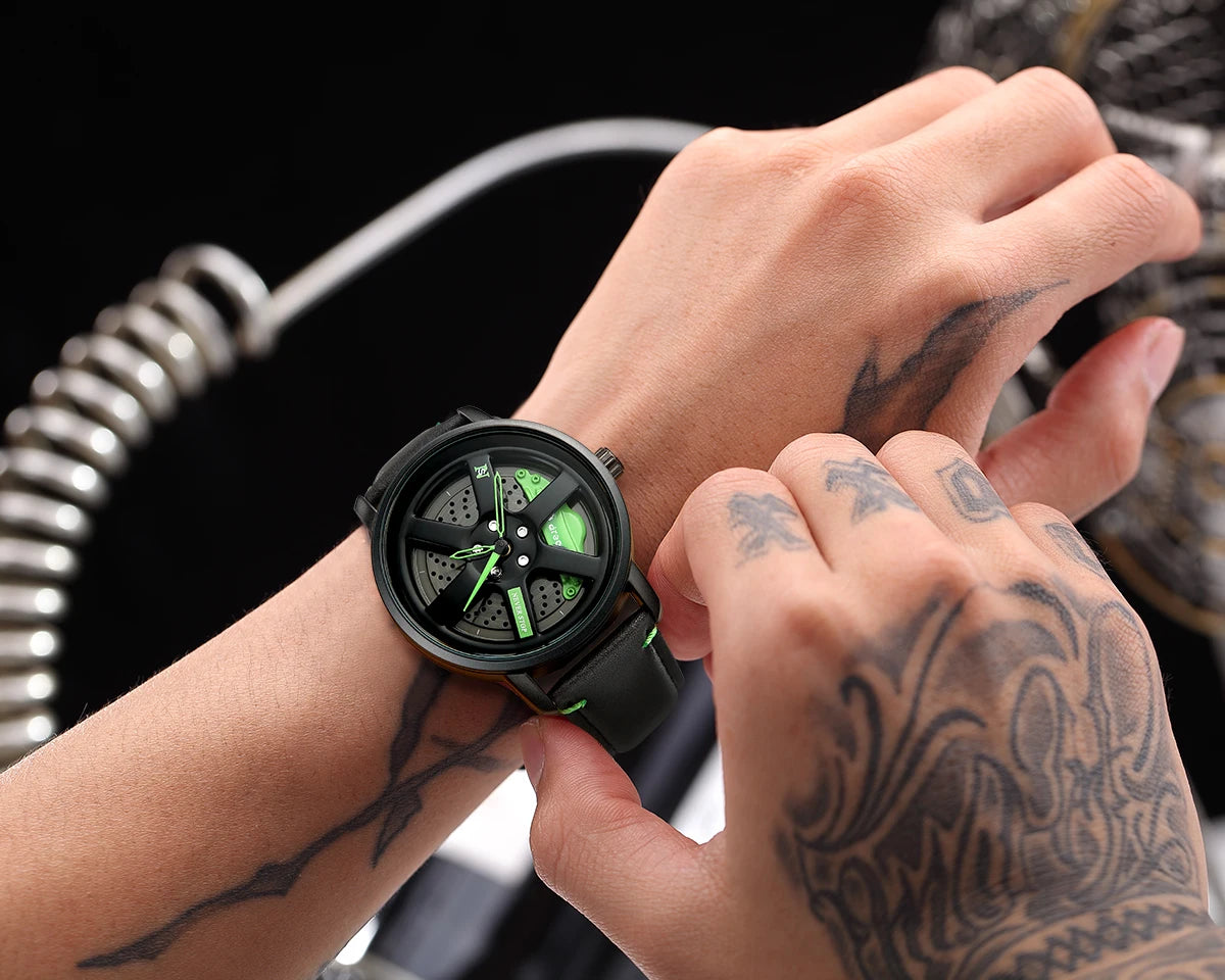 Relógio Wheel Sport | Design Automotivo Premium