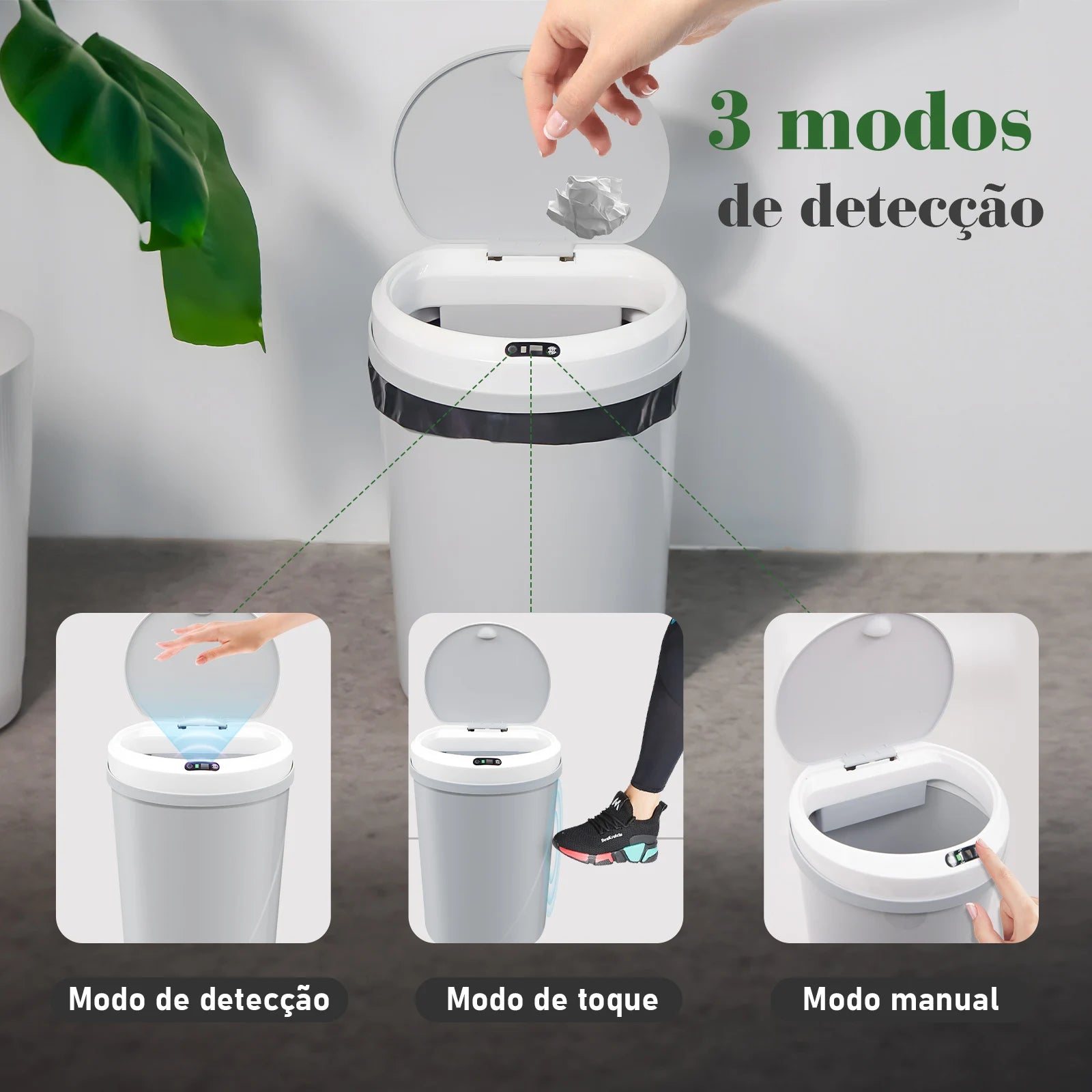 Lixeira Inteligente com Sensor Automático