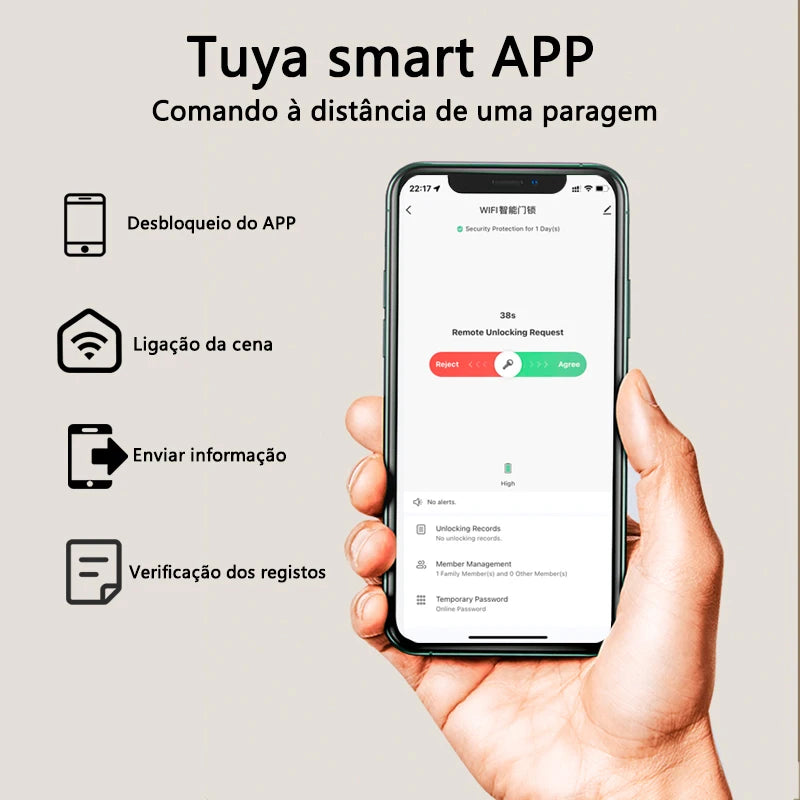 Fechadura Inteligente com Biometria e App