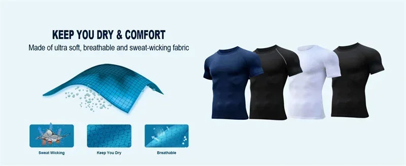 Camiseta Compressão Spider | Secagem Rápida e Performance