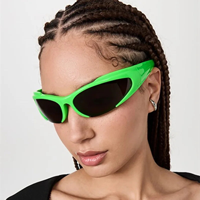 Óculos Vintage Oval UV400 | Estilo Retrô Premium