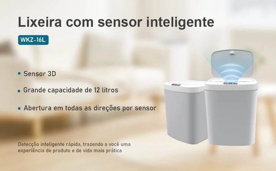 Lixeira Inteligente com Sensor Automático