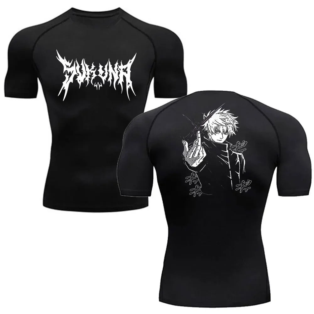Camiseta Compressão Jujutsu Kaisen Dry Fit | Performance e Conforto