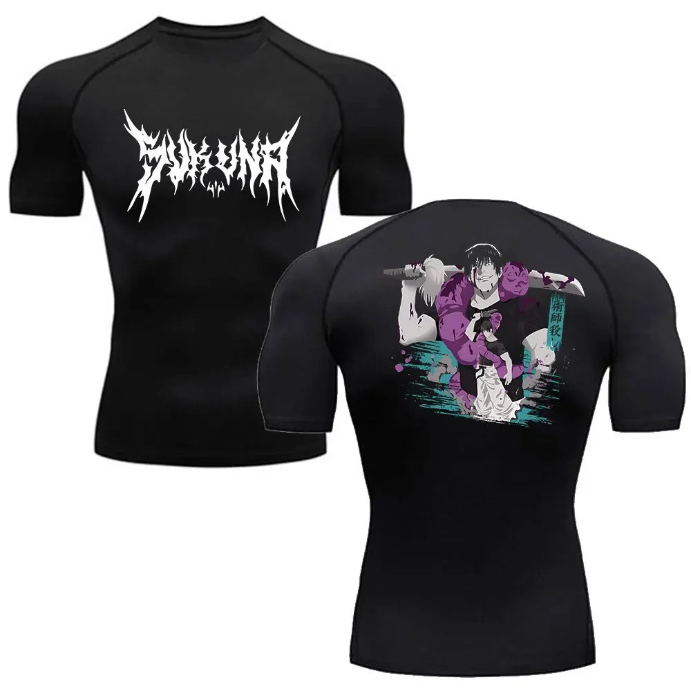 Camiseta Compressão Jujutsu Kaisen Dry Fit | Performance e Conforto