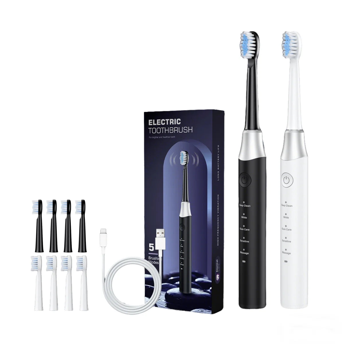 SonicSmile Pro – Escova Elétrica Sônica Recarregável