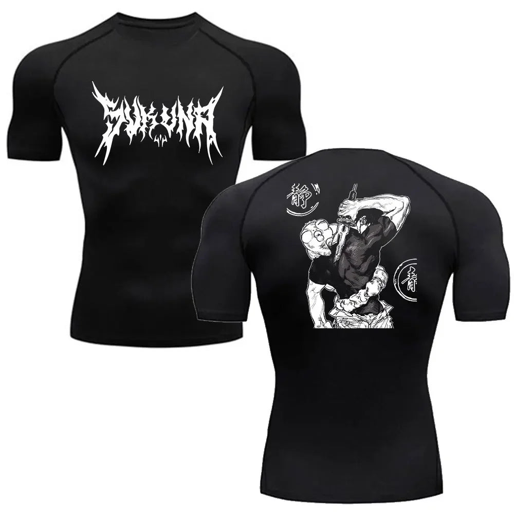 Camiseta Compressão Jujutsu Kaisen Dry Fit | Performance e Conforto