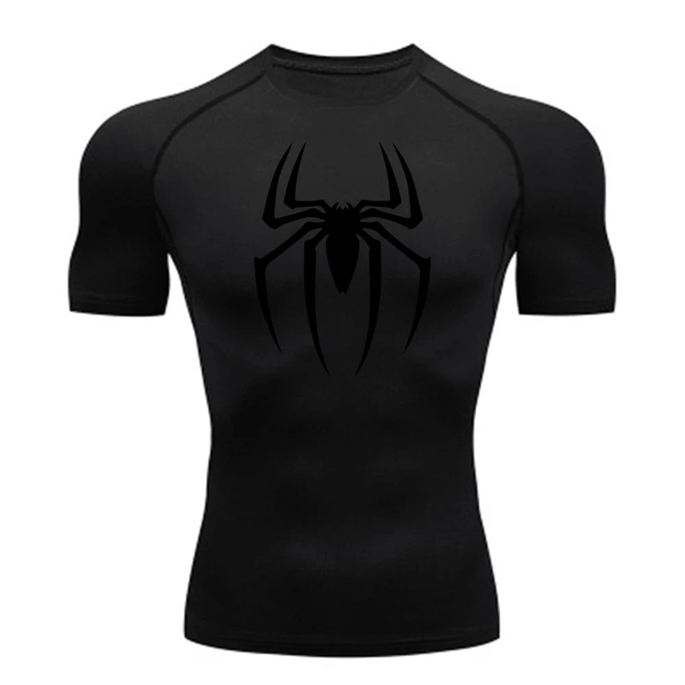Camiseta Compressão Spider | Secagem Rápida e Performance