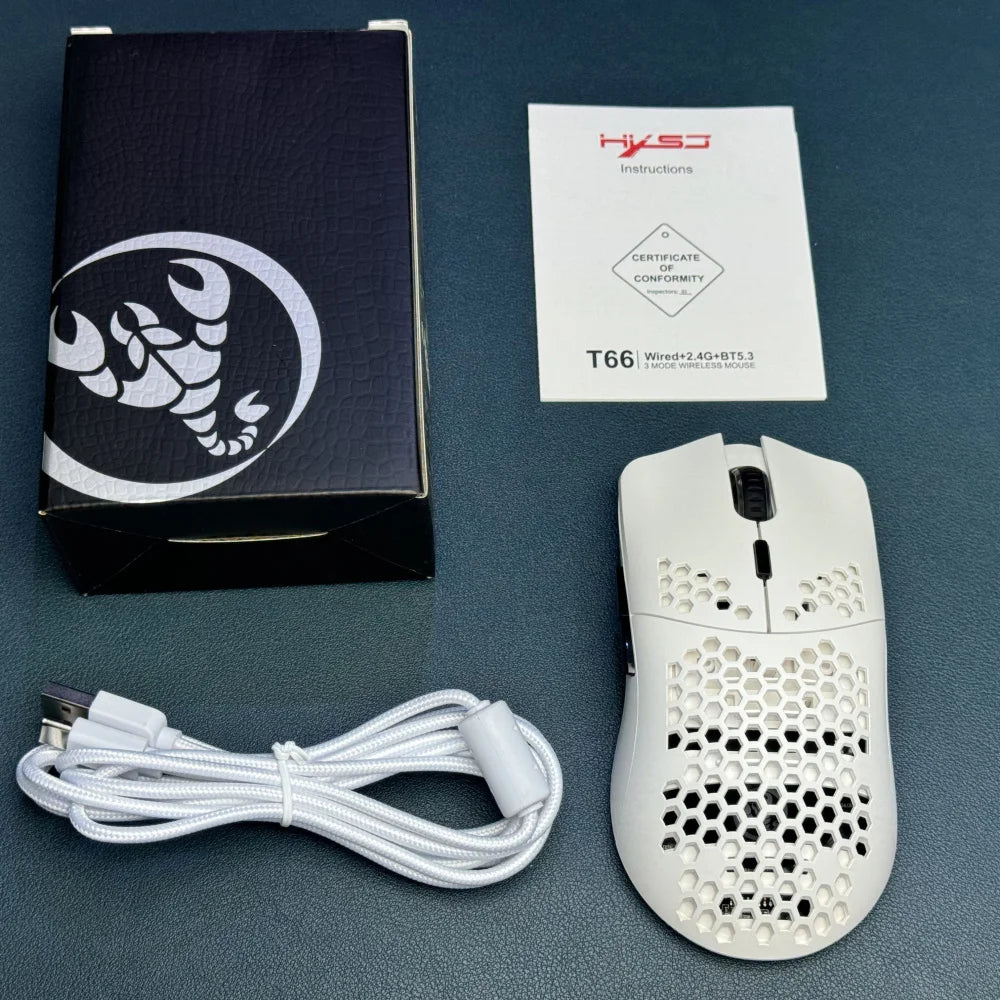 Mouse Gamer Sem Fio T66