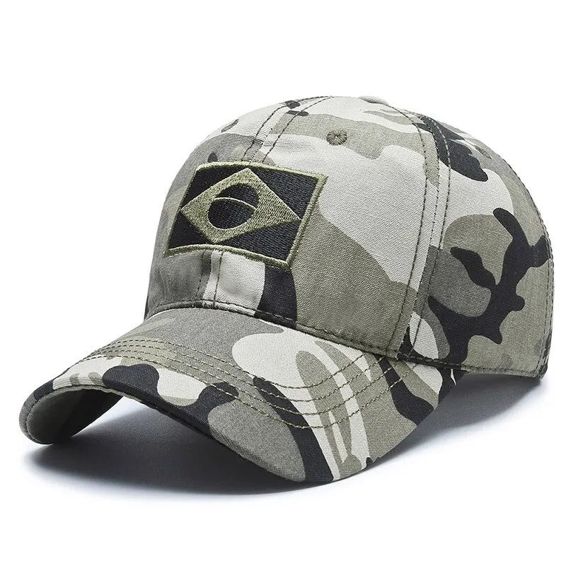 Boné Tactical Camo | Aventura e Conforto