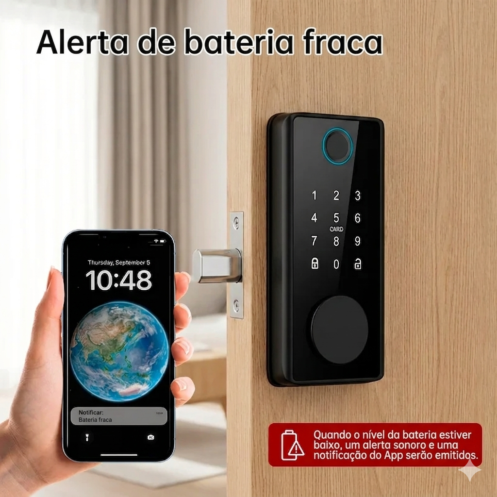 SmartLock Pro™ | Fechadura Digital 5 em 1