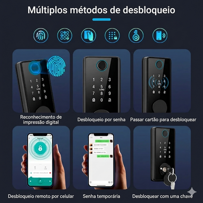 SmartLock Pro™ | Fechadura Digital 5 em 1