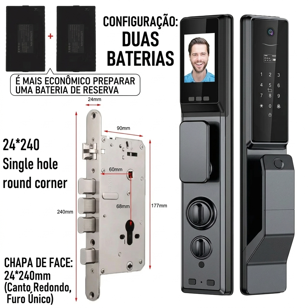 VisionGuard | Fechadura Inteligente com Câmera e Reconhecimento Facial