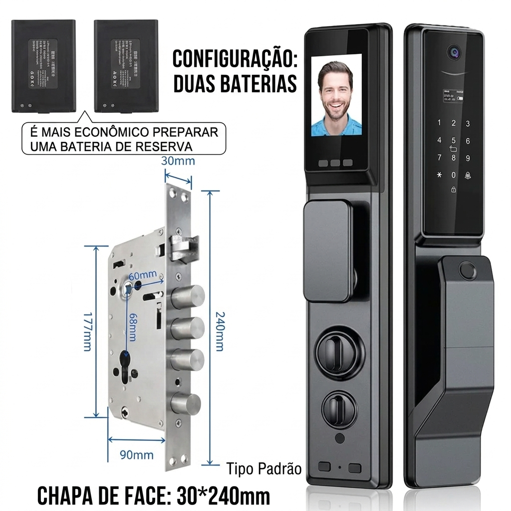 VisionGuard | Fechadura Inteligente com Câmera e Reconhecimento Facial