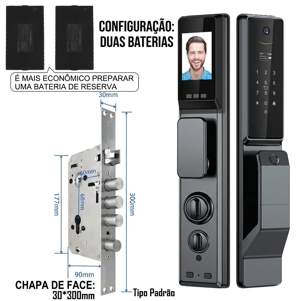 VisionGuard | Fechadura Inteligente com Câmera e Reconhecimento Facial