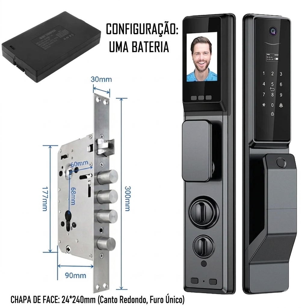 VisionGuard | Fechadura Inteligente com Câmera e Reconhecimento Facial