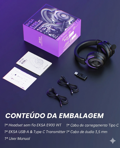 Titan Air Pro™ | Headset Gamer Wireless RGB
