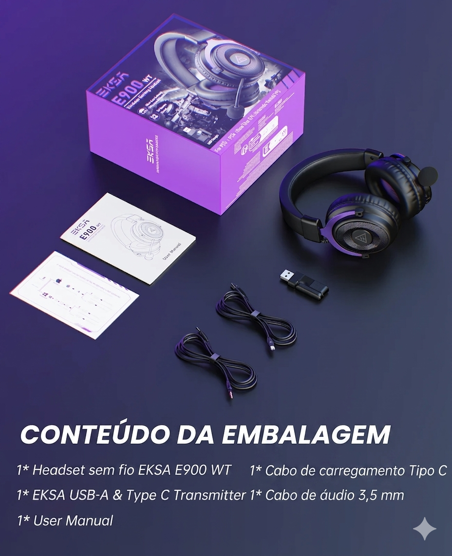 Titan Air Pro™ | Headset Gamer Wireless RGB