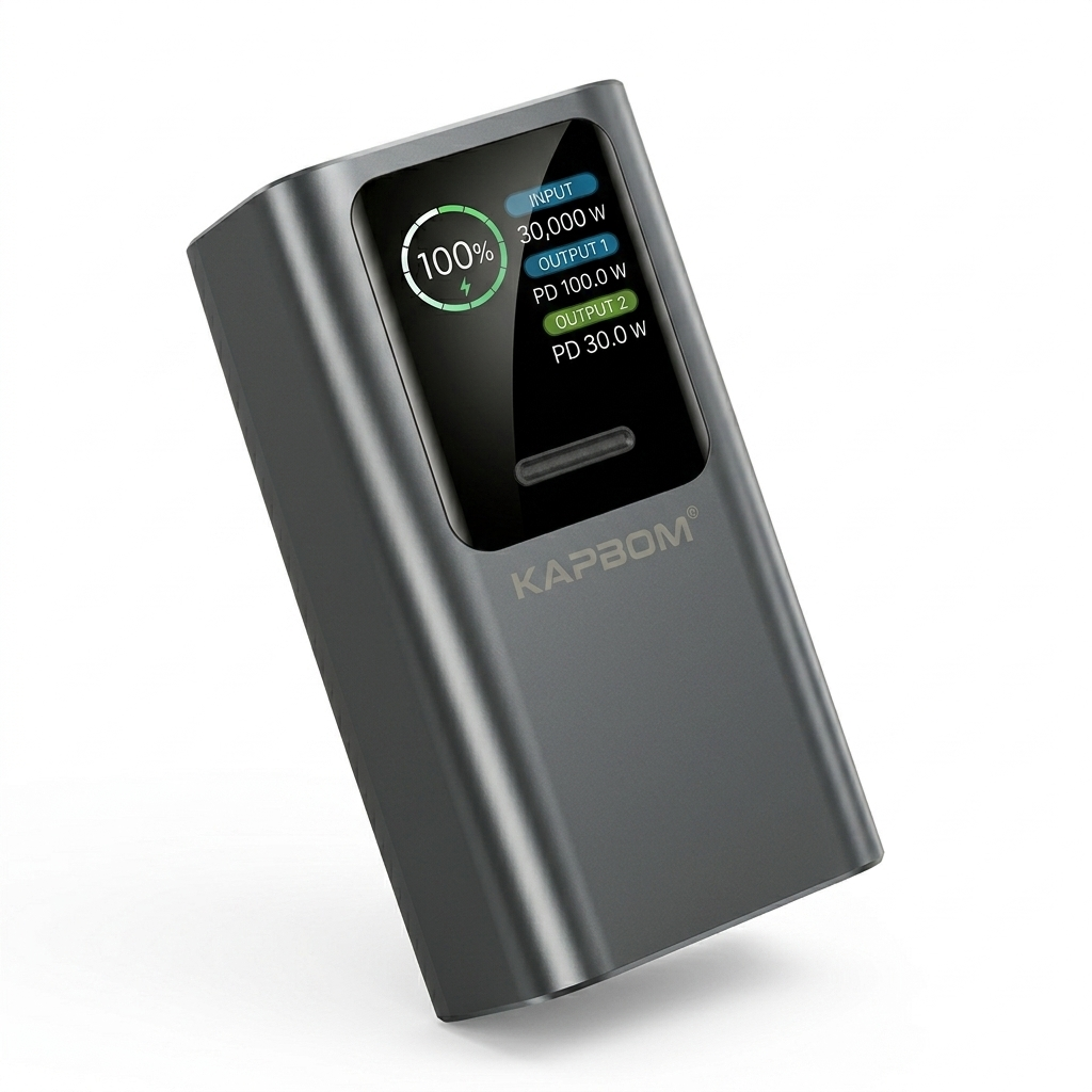 UltraCharge Pro 30000 – Power Bank 165W com 30.000mAh