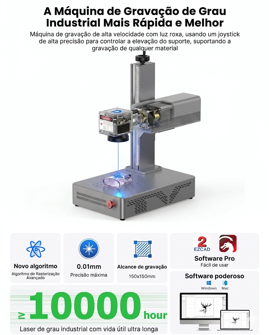 LaserMark Pro - Máquina Laser Profissional