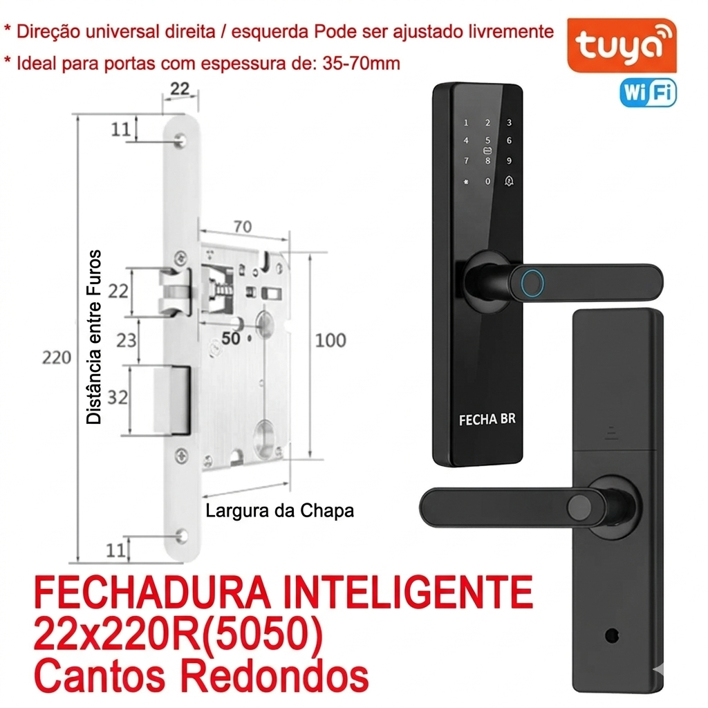 Fechadura Inteligente com Biometria e App