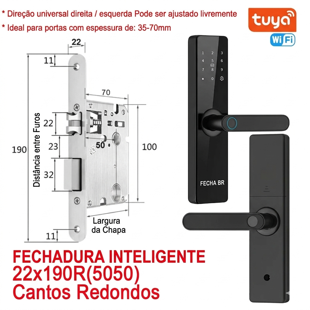 Fechadura Inteligente com Biometria e App