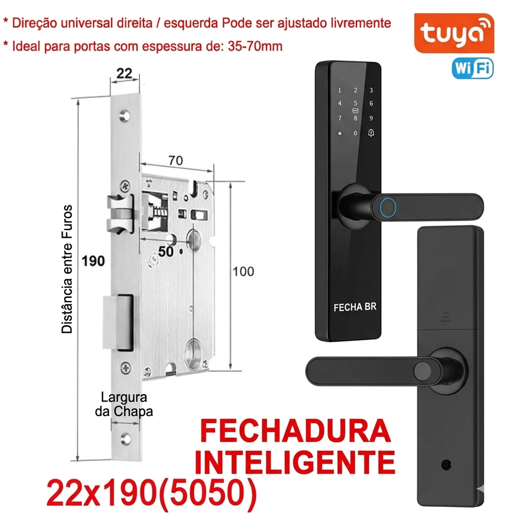 Fechadura Inteligente com Biometria e App