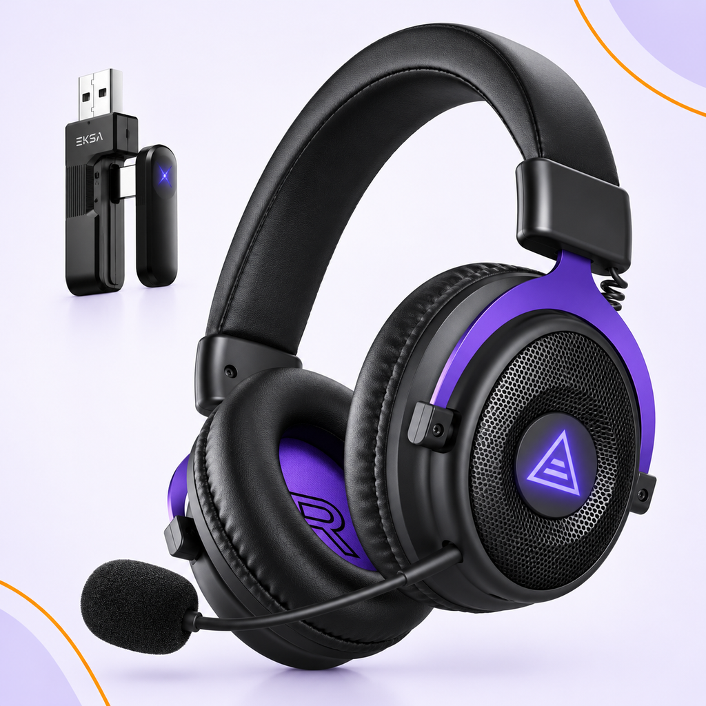 Headset Gamer Wireless RGB