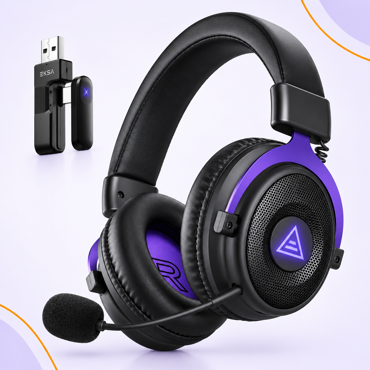 Headset Gamer Wireless RGB
