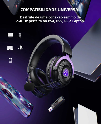 Titan Air Pro™ | Headset Gamer Wireless RGB