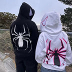 Hoodie Spider Oversized | Estilo Y2K Premium