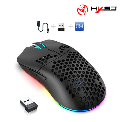 Mouse Gamer Sem Fio T66