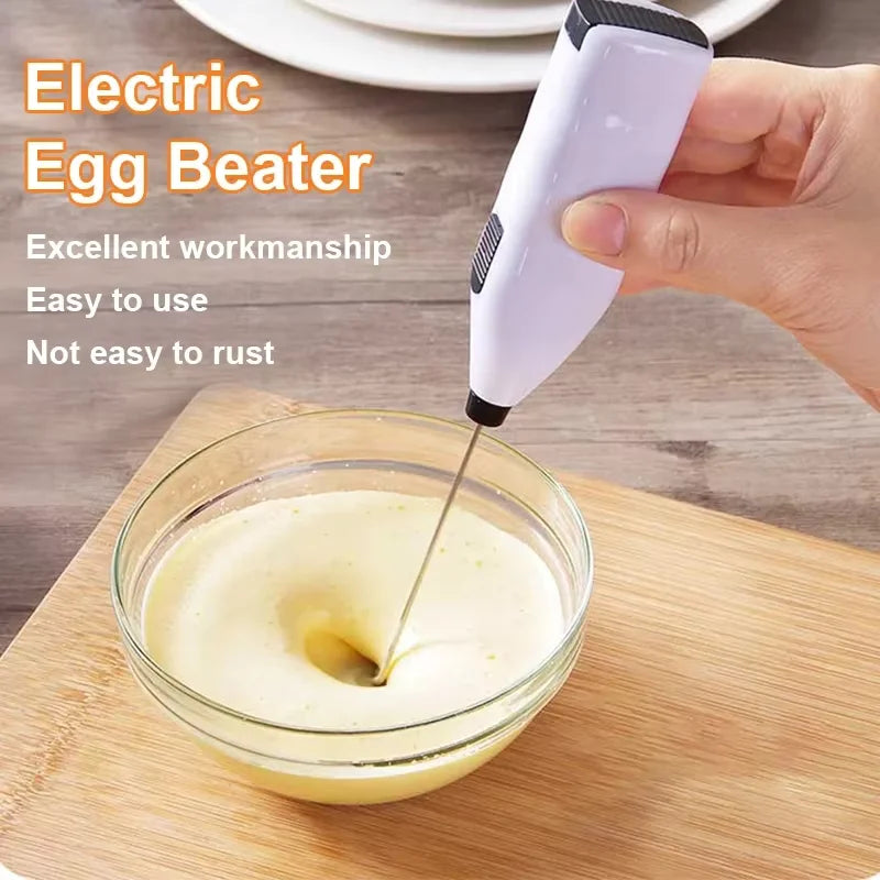 Mini Mixer Elétrico Premium – Café Cremoso, Leite Espuma!