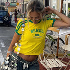 Cropped Brasil Vintage