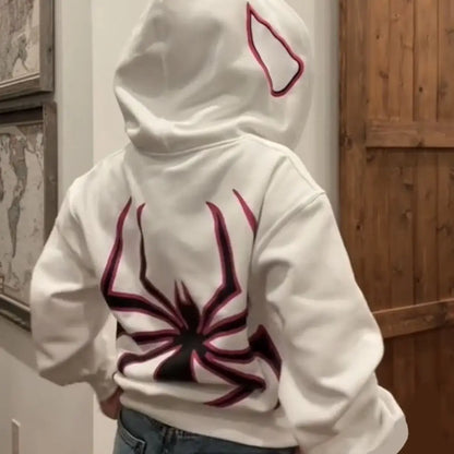 Hoodie Spider Oversized | Estilo Y2K Premium