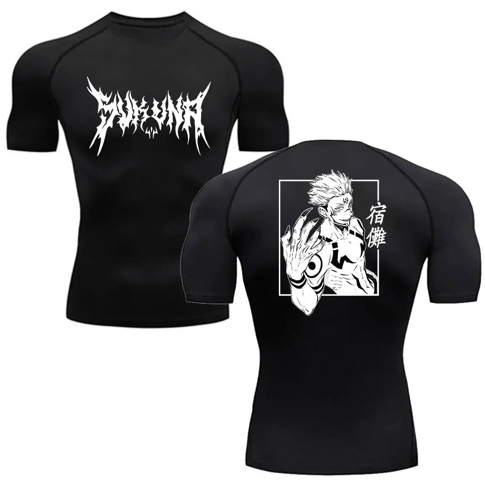 Camiseta Compressão Jujutsu Kaisen Dry Fit | Performance e Conforto