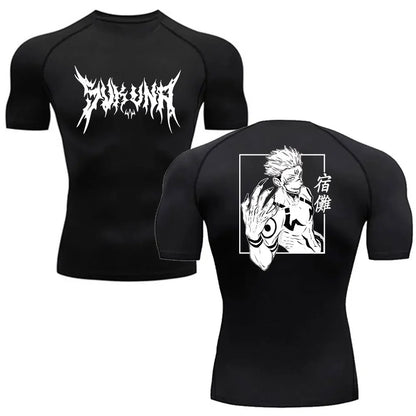 Camiseta Compressão Jujutsu Kaisen Dry Fit | Performance e Conforto