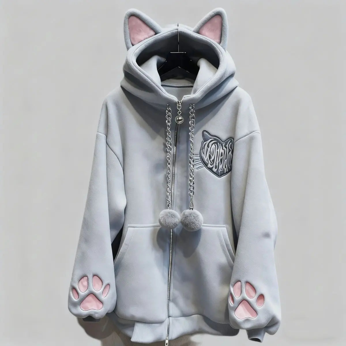 Kitty Fleece | Jaqueta Feminina com Orelhas de Gato