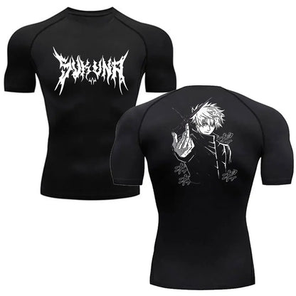 Camiseta Compressão Jujutsu Kaisen Dry Fit | Performance e Conforto