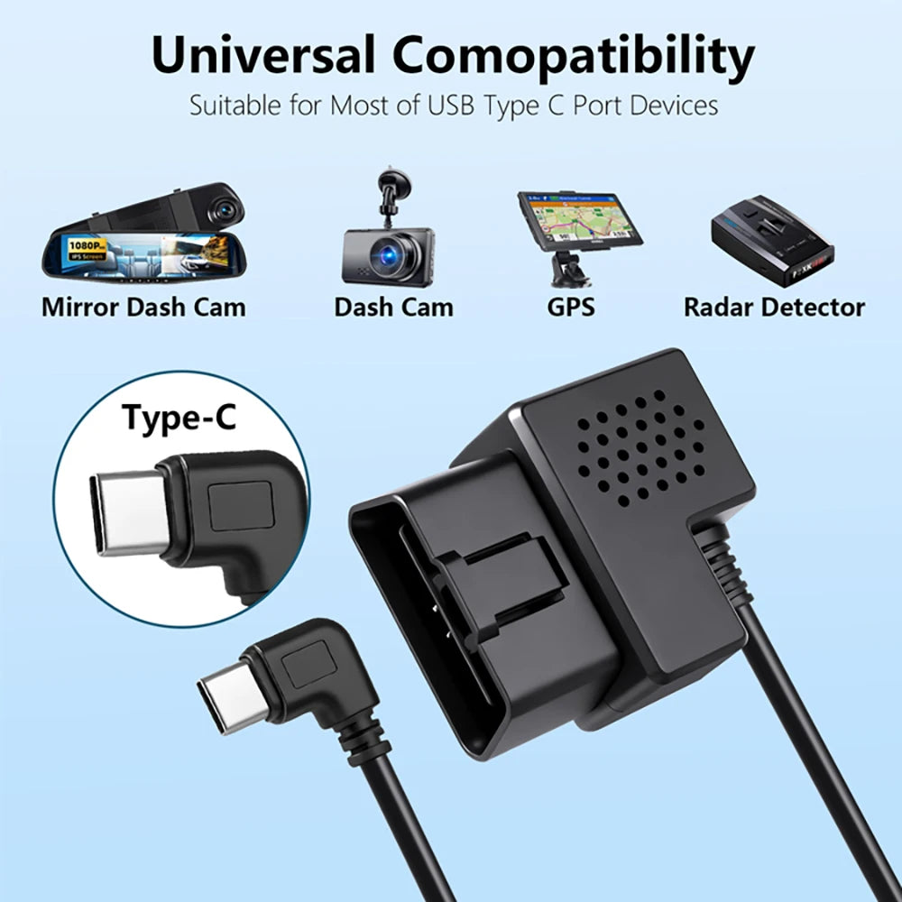 Kit OBD para Câmera Veicular – Monitoramento 24H