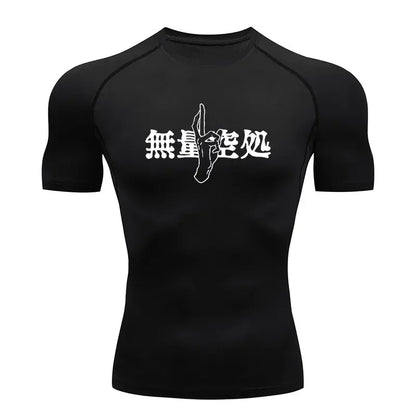 Camiseta Compressão Jujutsu Kaisen Dry Fit | Performance e Conforto