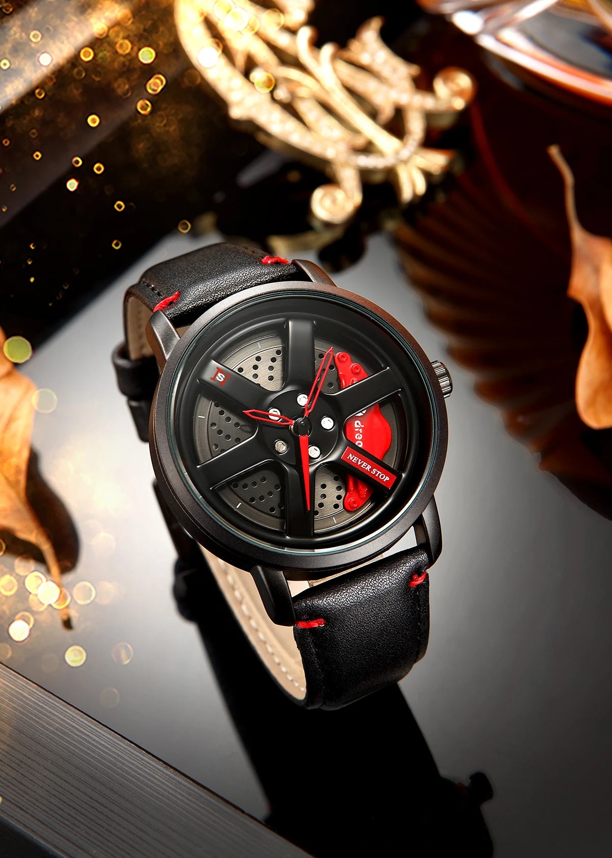 Relógio Wheel Sport | Design Automotivo Premium