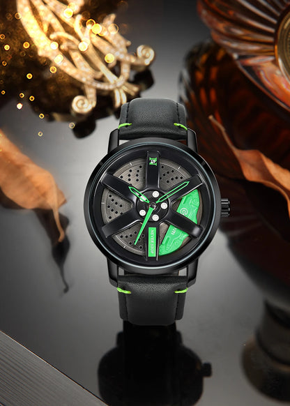 Relógio Wheel Sport | Design Automotivo Premium