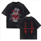 Jujutsu Vintage Camiseta Anime Streetwear Premium