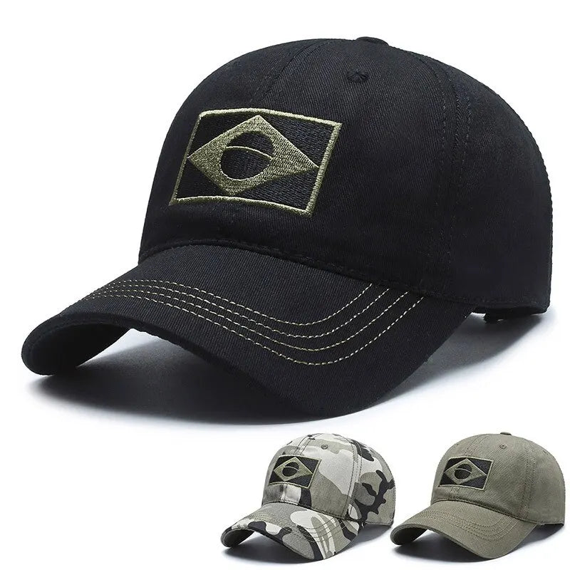 Boné Tactical Camo | Aventura e Conforto